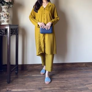 Pakistani design georgette Material co ord set